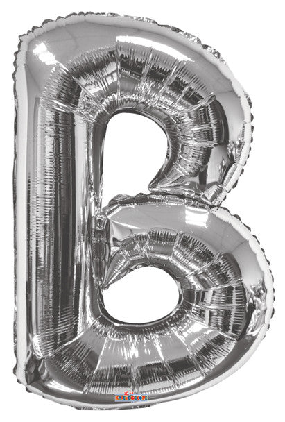 34" Silver letters