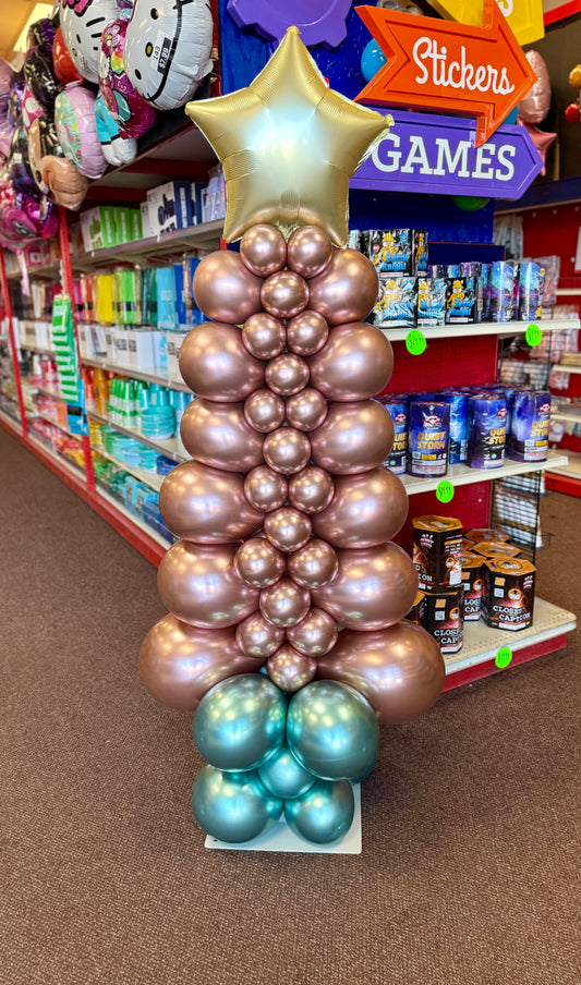 Flat Pack Balloon Christmas Tree