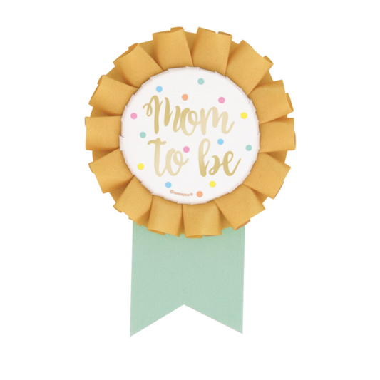 Mom to be Baby Shower Badge
