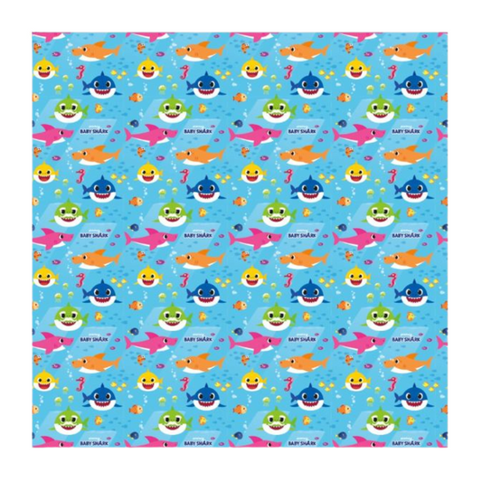 Baby Shark Gift Wrap 30" x 5 ft