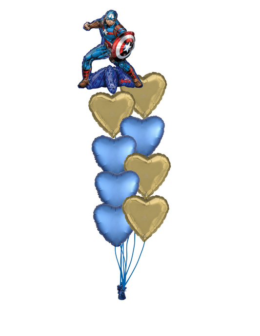Heart Foil Floor Bouquet