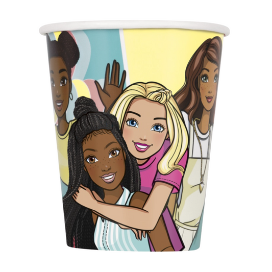 Barbie 9 Oz Paper Cups  8 Count