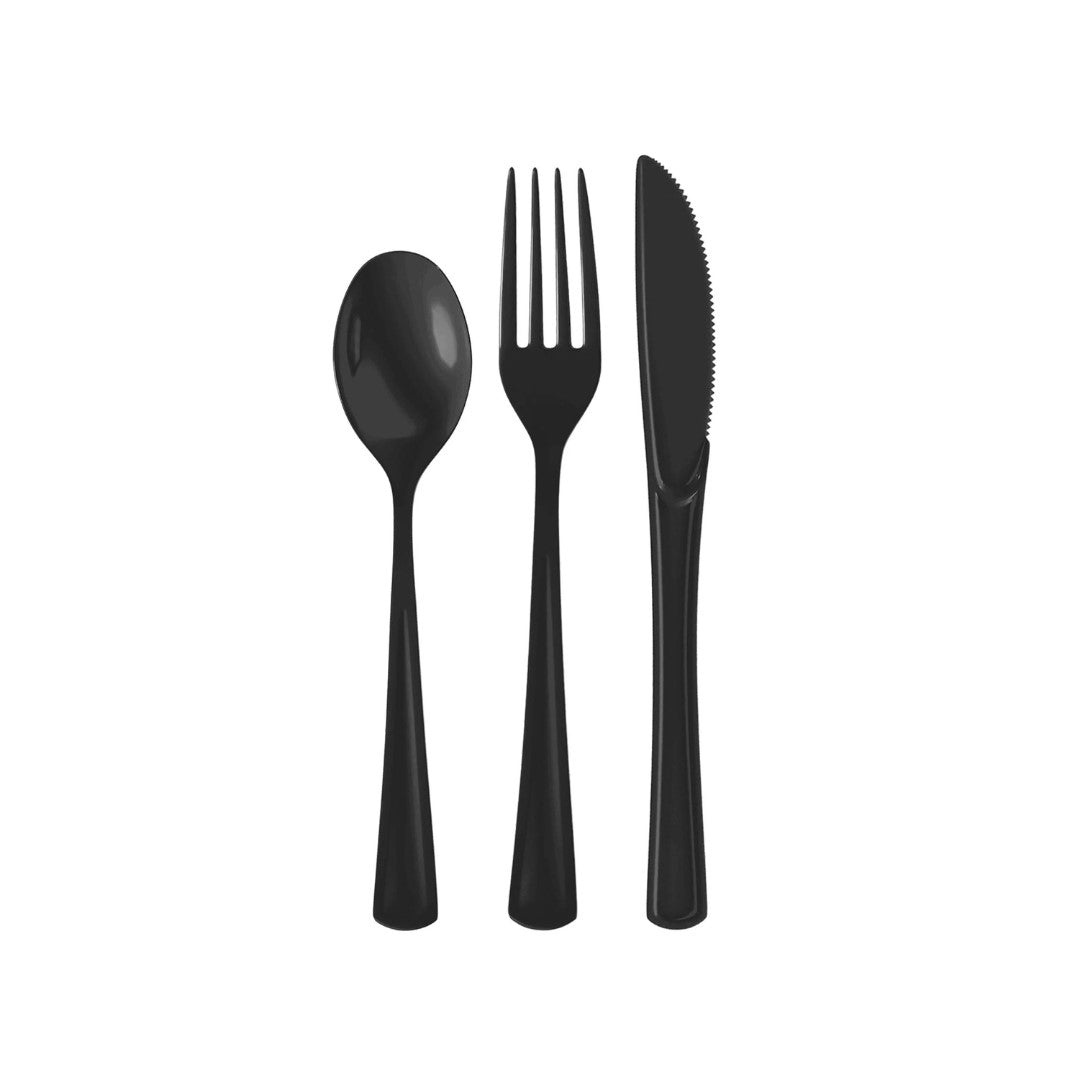 Black Cutlery Combo Pack