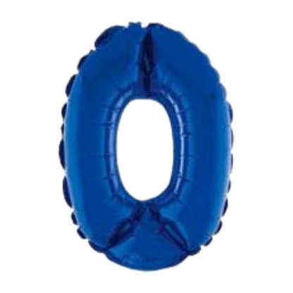 14" Blue Numbers