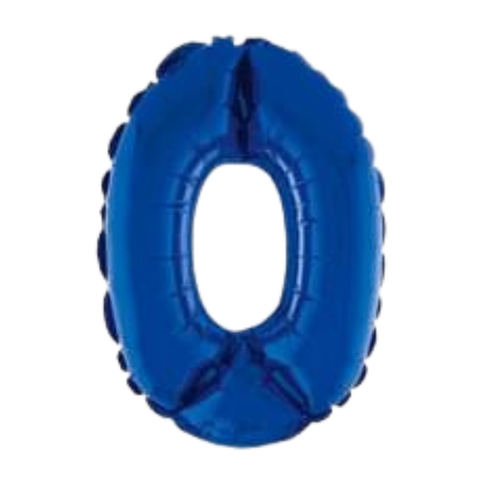 14" Blue Numbers