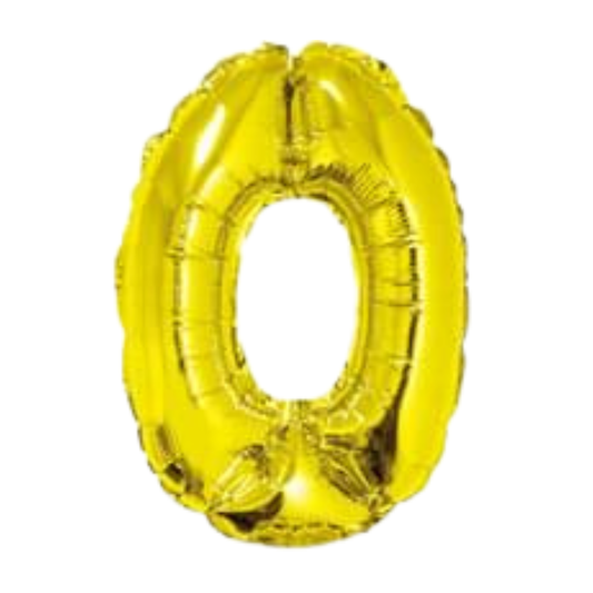14" Gold Numbers