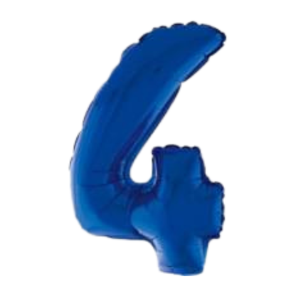 14" Blue Numbers