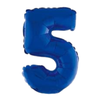 14" Blue Numbers