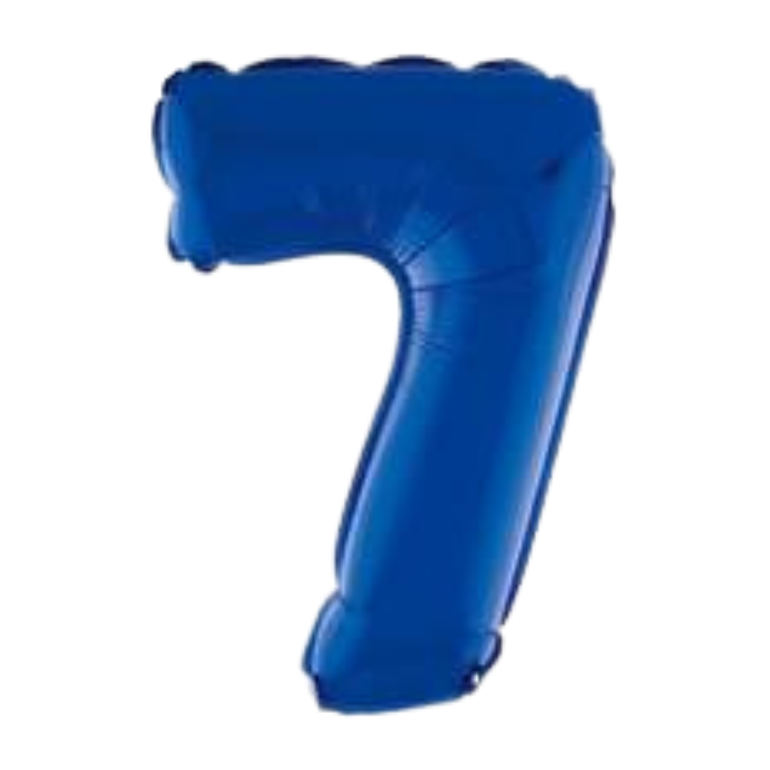 14" Blue Numbers
