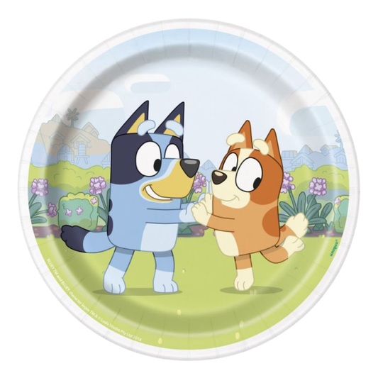 Bluey Round 7" Dessert Plates 8ct