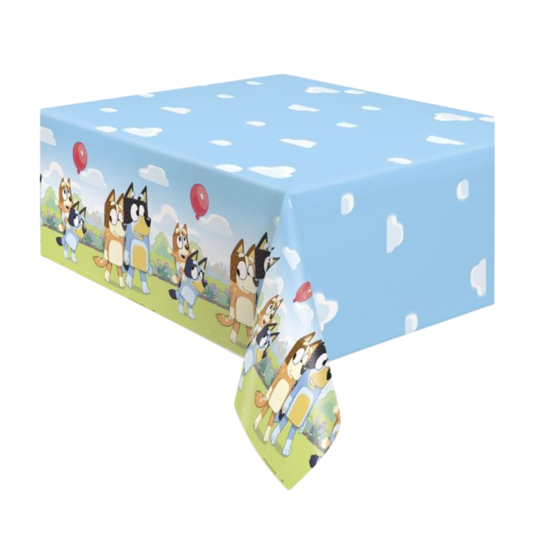 Bluey Rectangular Plastic Table Cover 54" x 84"