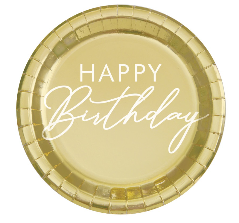 Happy Birthday Dinner Plates