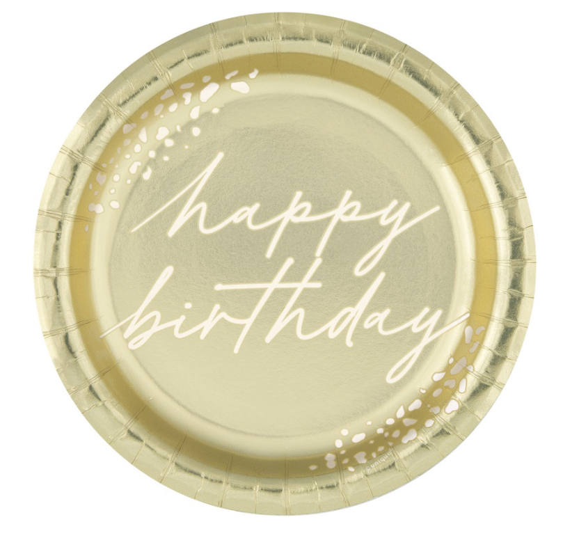 Happy Birthday Dinner Plates