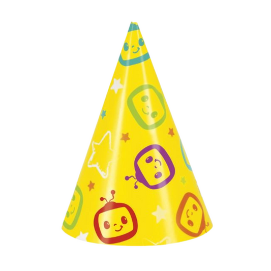 Cocomelon Mini Party Hats 8ct
