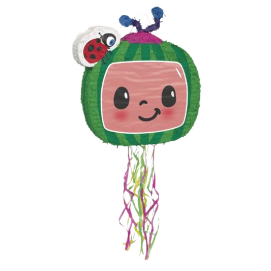 Cocomelon Shaped Drum Pull Pinata
