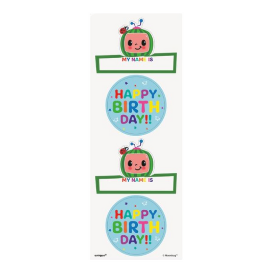 Cocomelon Sticker Sheets 8ct