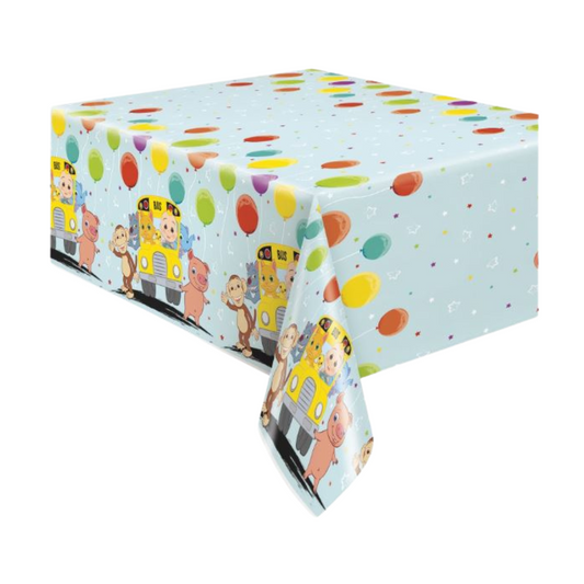 Cocomelon Rectangular Plastic Table Cover 54" x 84"