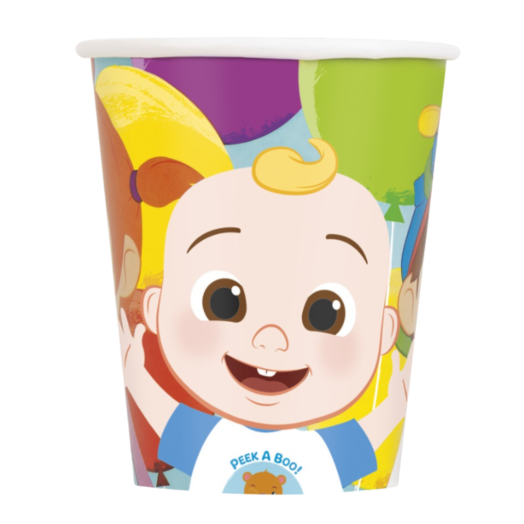 Cocomelon 9oz Paper Cups  8 Count