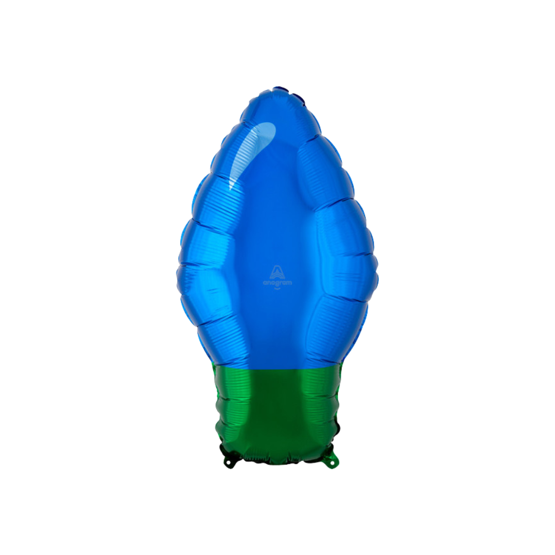 18"Christmas Light Bulb Blue