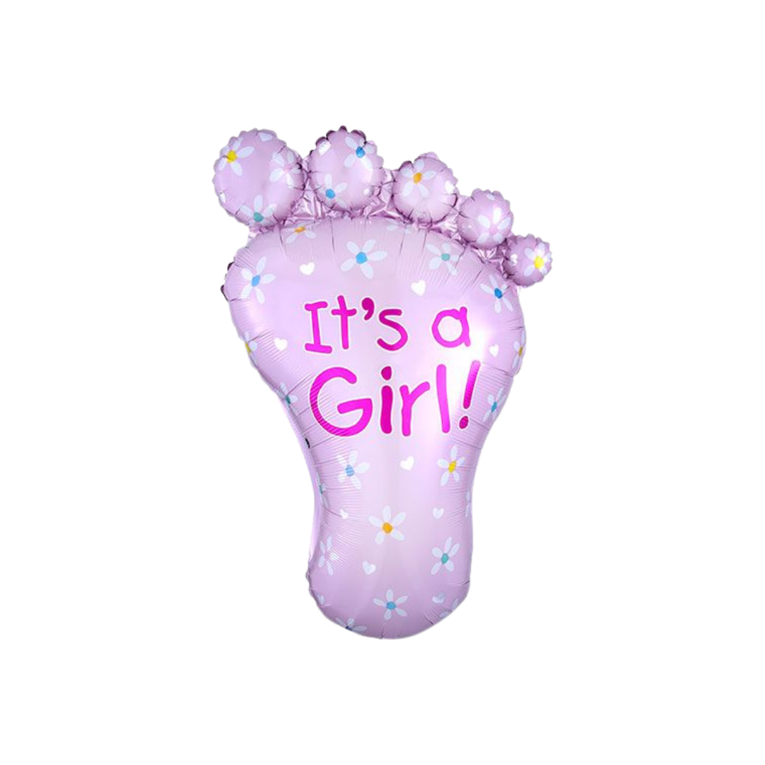 LRG SHP ITS A GIRL FOOT 32"