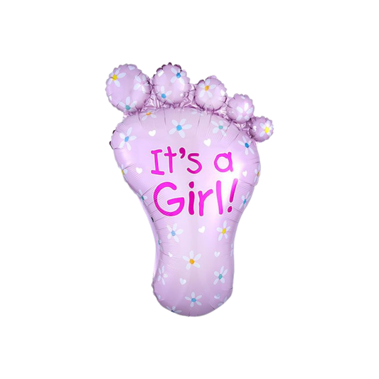 LRG SHP ITS A GIRL FOOT 32"