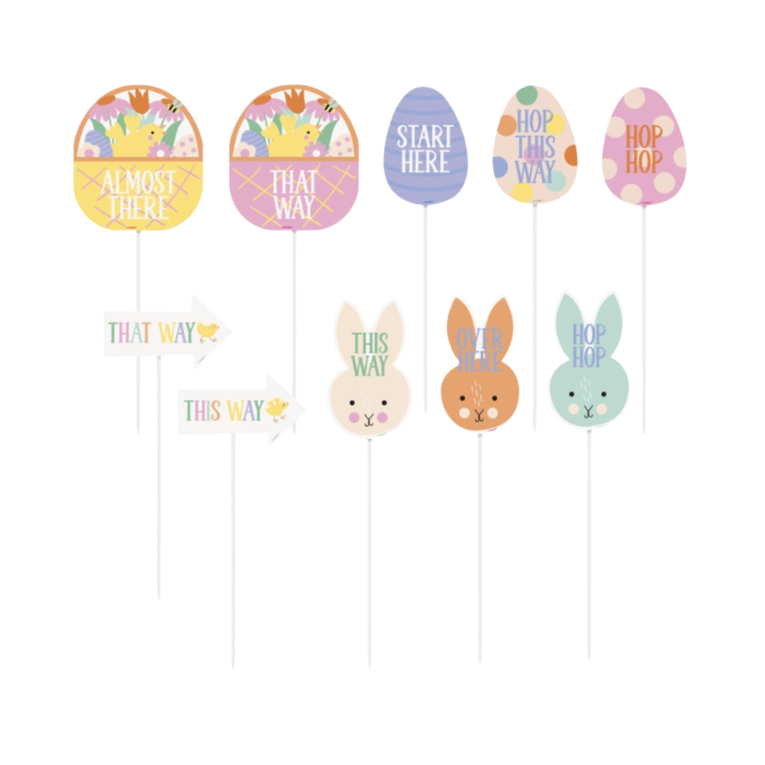 Easter Egg Hunt Clue Signs