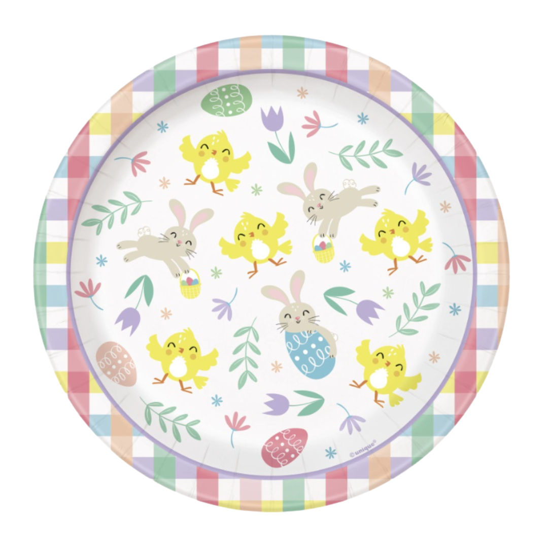 Easter Friends Round 7" Dessert Plates 12ct
