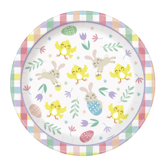 Easter Friends Round 7" Dessert Plates 12ct