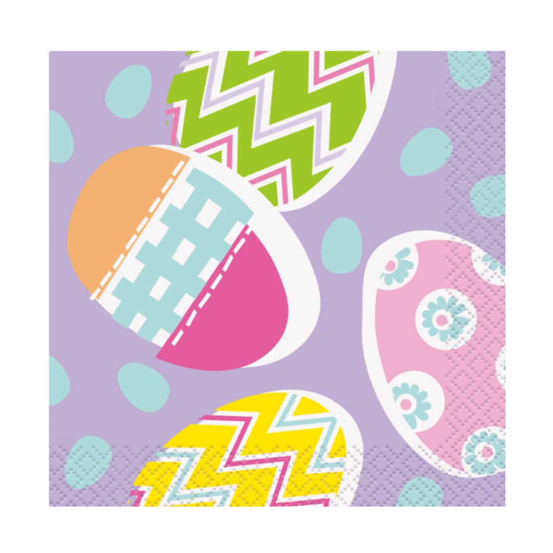 Lilac Easter Beverage Napkins 16ct