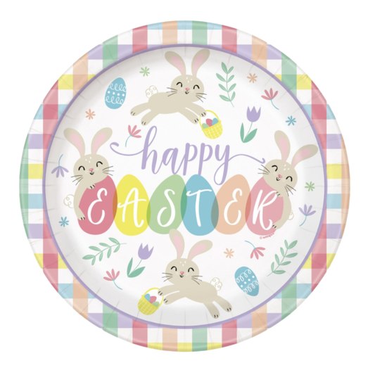 Easter Friends Round 9" Dinner Plates 12ct