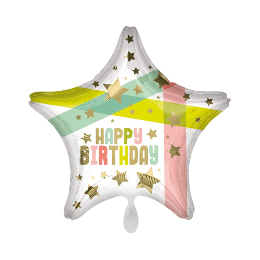 Happy Birthday 18" Star