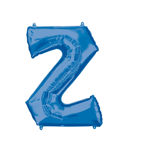 LRG LETTER Z BLUE ANAGRAM 34"