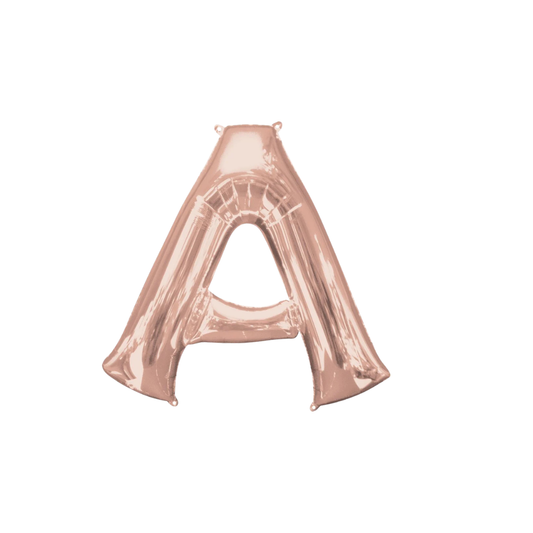 Rose Gold Letter A Anagram 34″ Balloon