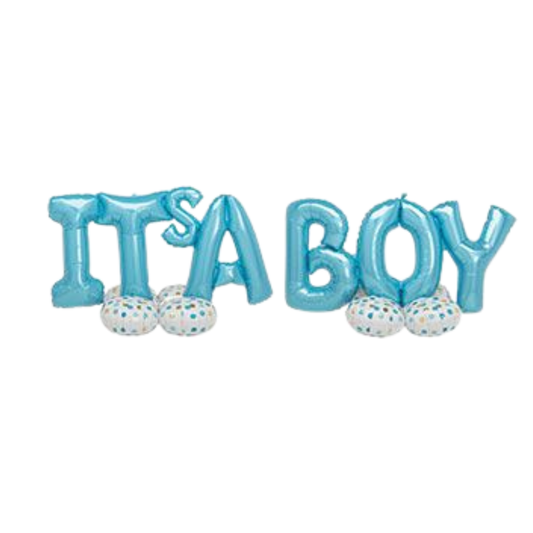 AIRLOONZ IT'S A BOY KIT 34"