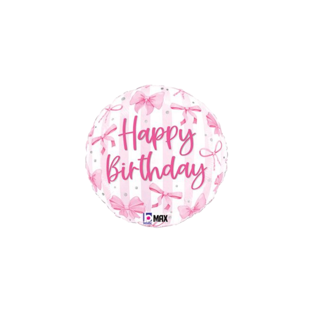 18"HB PRETTY PINK BOW