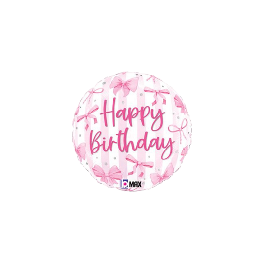 18"HB PRETTY PINK BOW