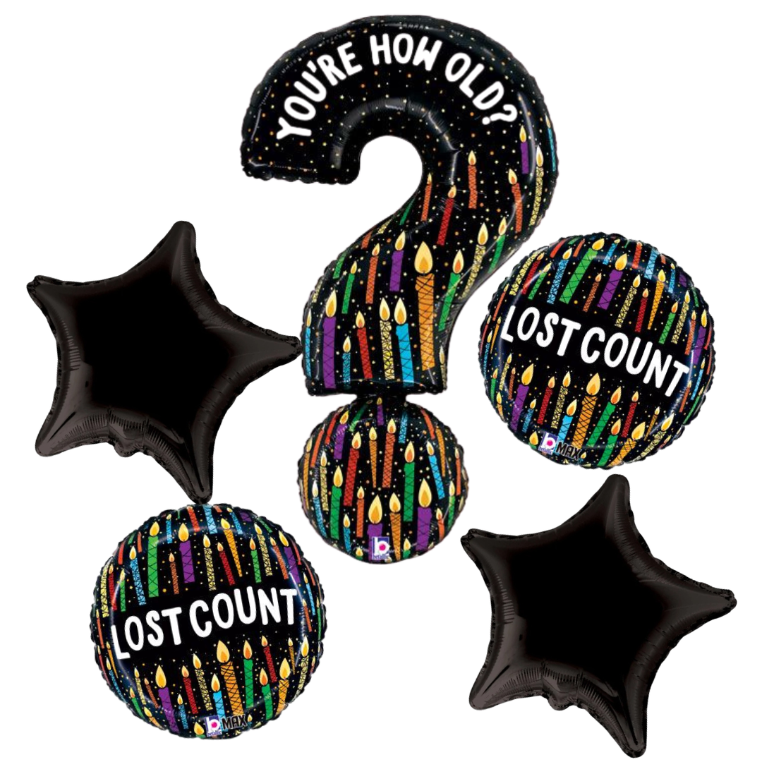 YOU'RE HOW OLD QUESTION MARK BOUQUET
