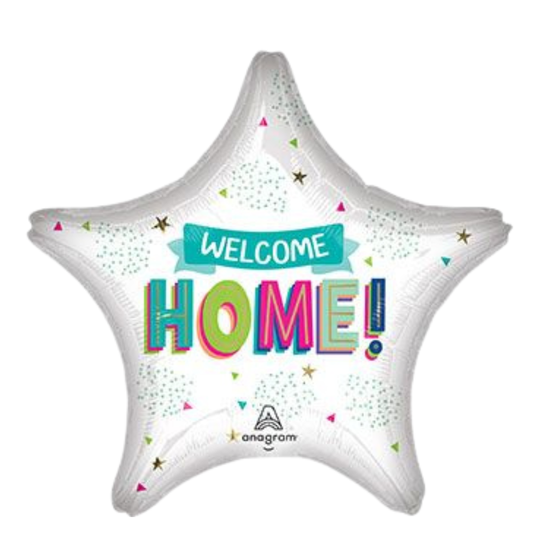 28" White Welcome Home Star