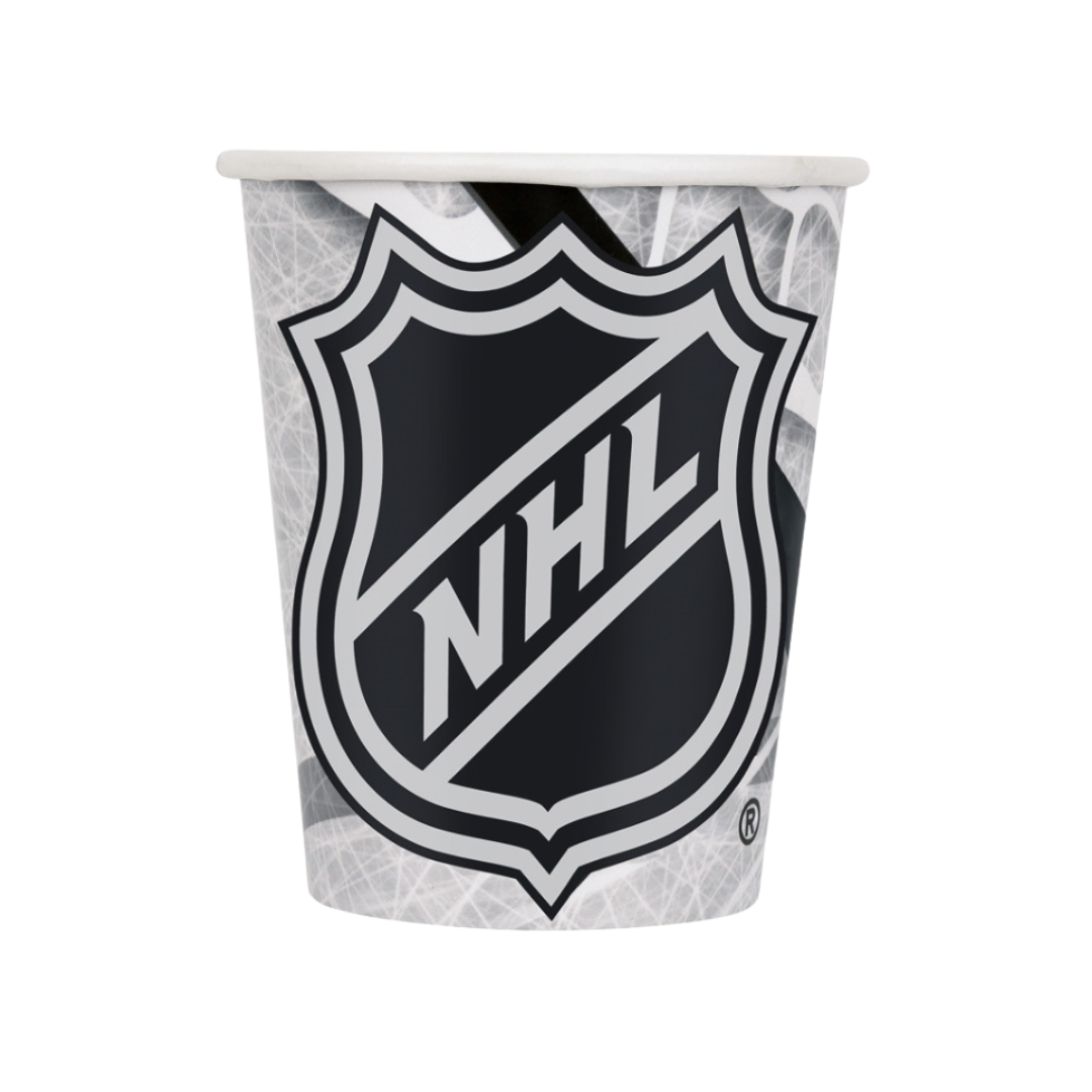 NHL 9oz Paper Cups  8ct