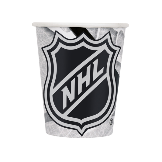 NHL 9oz Paper Cups  8ct