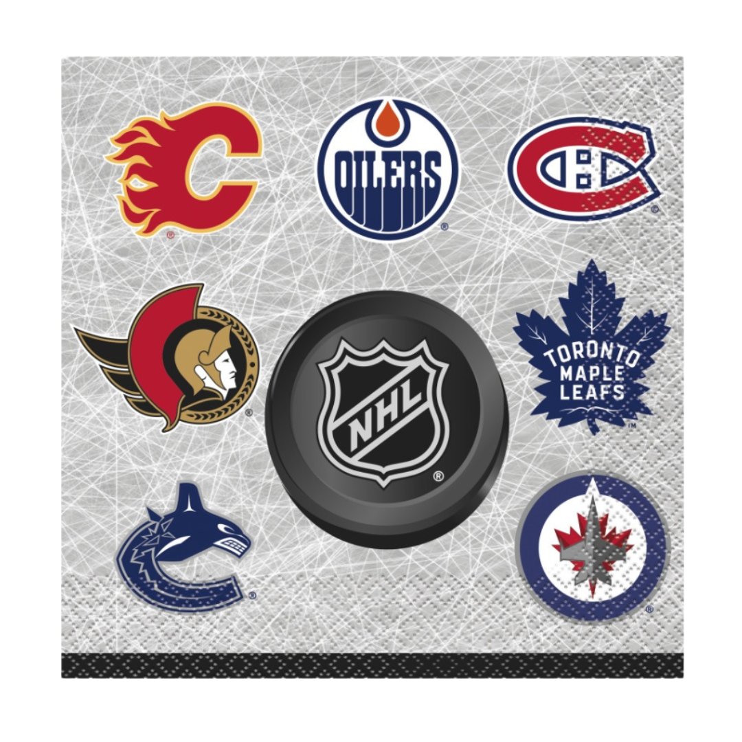NHL Luncheon Napkins 16ct