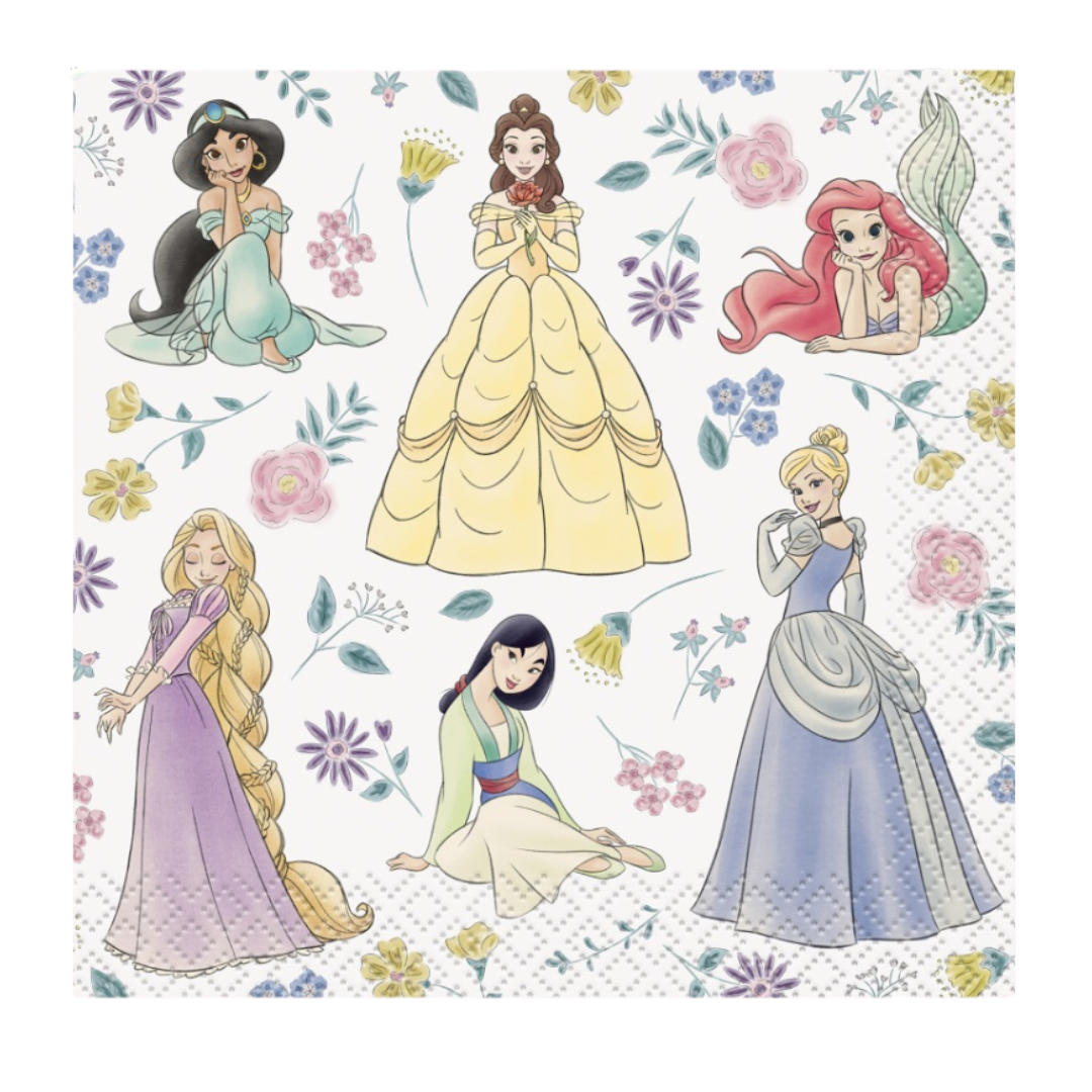 Disney Princess Beverage Napkins 16ct