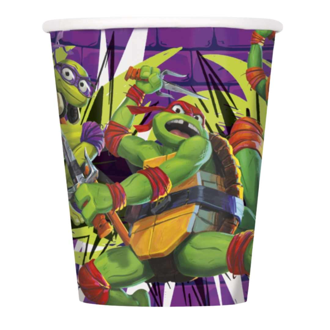 TMNT Mutant Mayhem 9oz Paper Cups 8ct