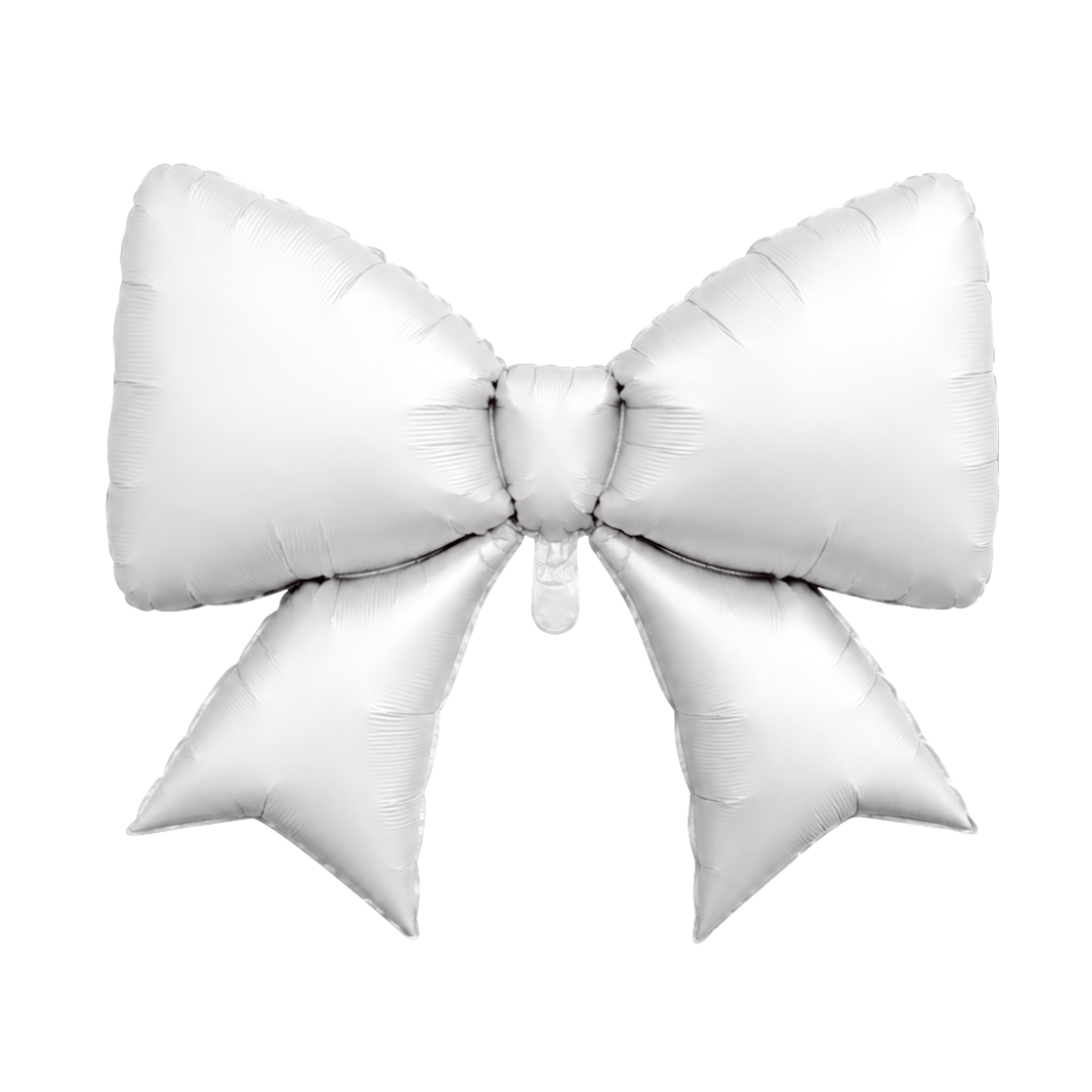 38in White Bow