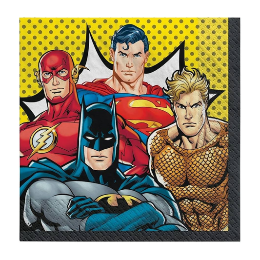 Justice League Luncheon Napkins