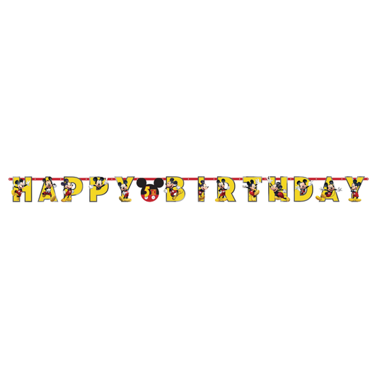 Mickey Mouse Customizable Birthday Banner