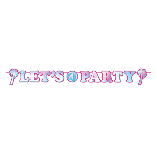 Barbie Let's Party Banner