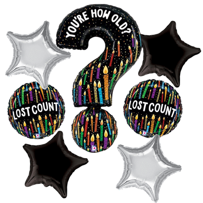 YOU'RE HOW OLD QUESTION MARK BOUQUET
