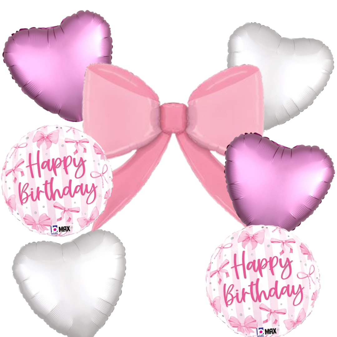 Pink Bow Bouquet
