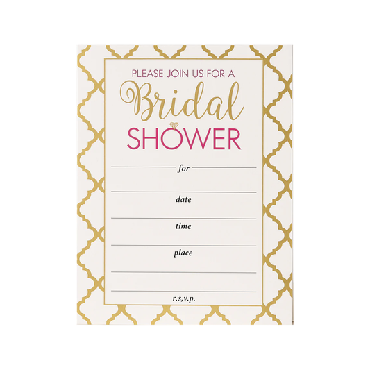 20ct Bridal Shower Invitations